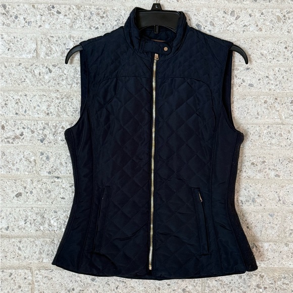 Zara Jackets & Blazers - Zara Navy Quilted Equestrian Vest, Woman’s Small
